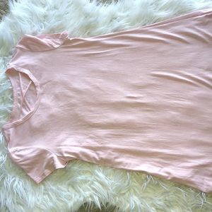 Baby Pink Kids T-Shirt Dress